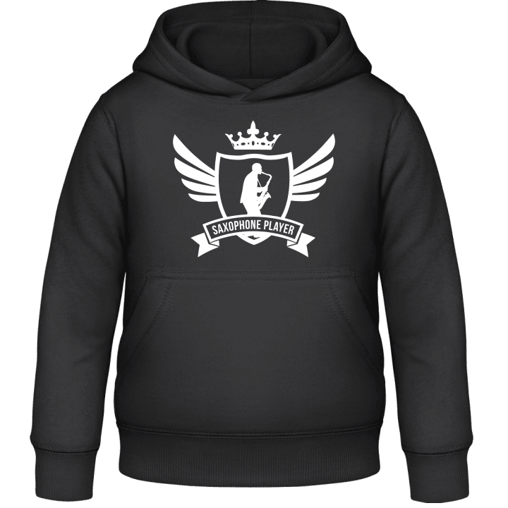 Saxophone Player Winged Kids Hoodie contain pic