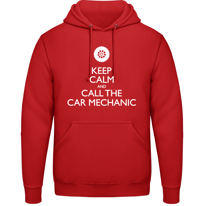 Keep Calm And Call The Car Mechanic Felpa con cappuccio contain pic