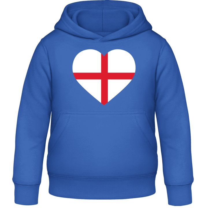 England Heart Flag Felpa con cappuccio per bambini contain pic