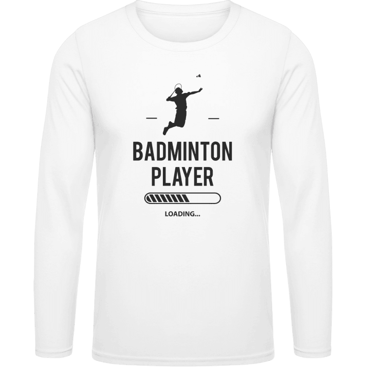 Badminton Player Loading Långärmad skjorta contain pic