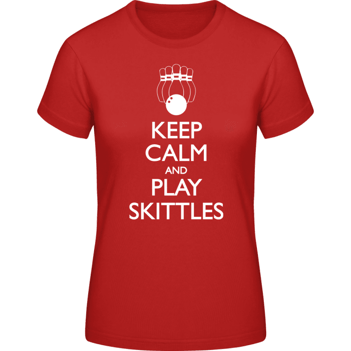 Keep Calm And Play Skittles T-shirt pour femme contain pic