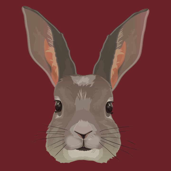 Hasen Kaninchen Kopf Realistisch Kinder T-Shirt 0 image