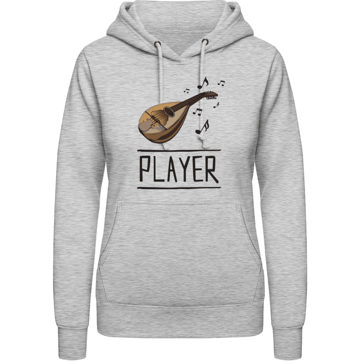 Mandolin Player Vrouwen Hoodie contain pic
