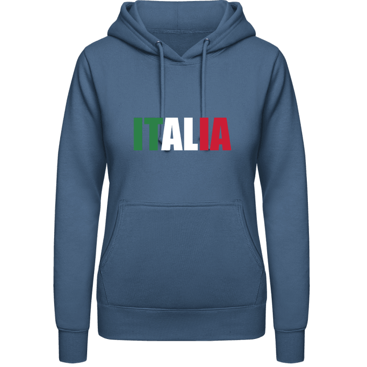 Italia Logo Felpa con cappuccio da donna contain pic