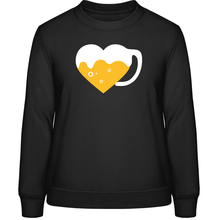 Beer Heart Frauen Sweatshirt contain pic