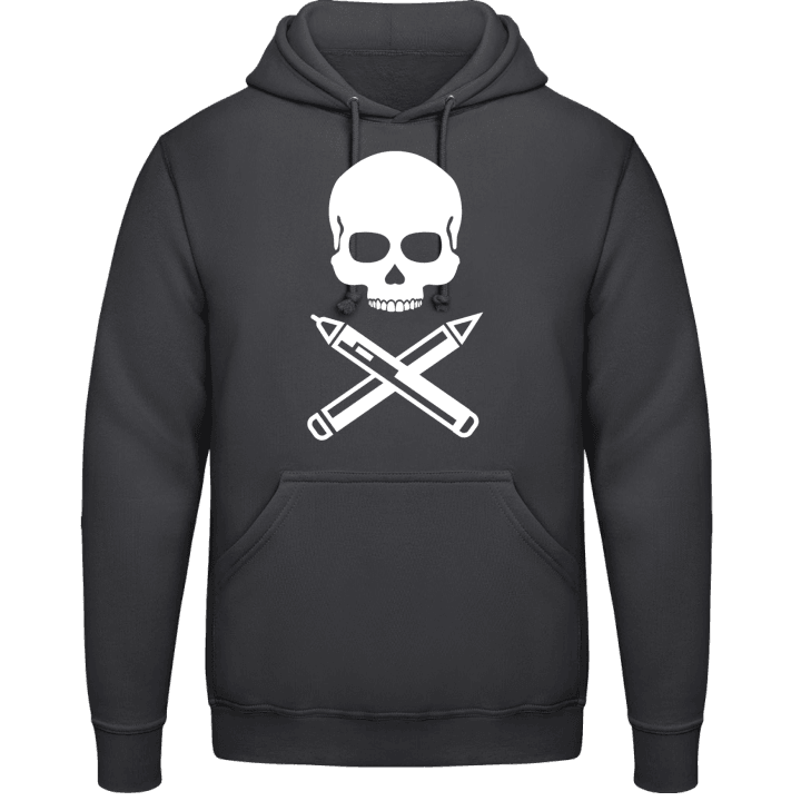 Writer Skull Hoodie contain pic