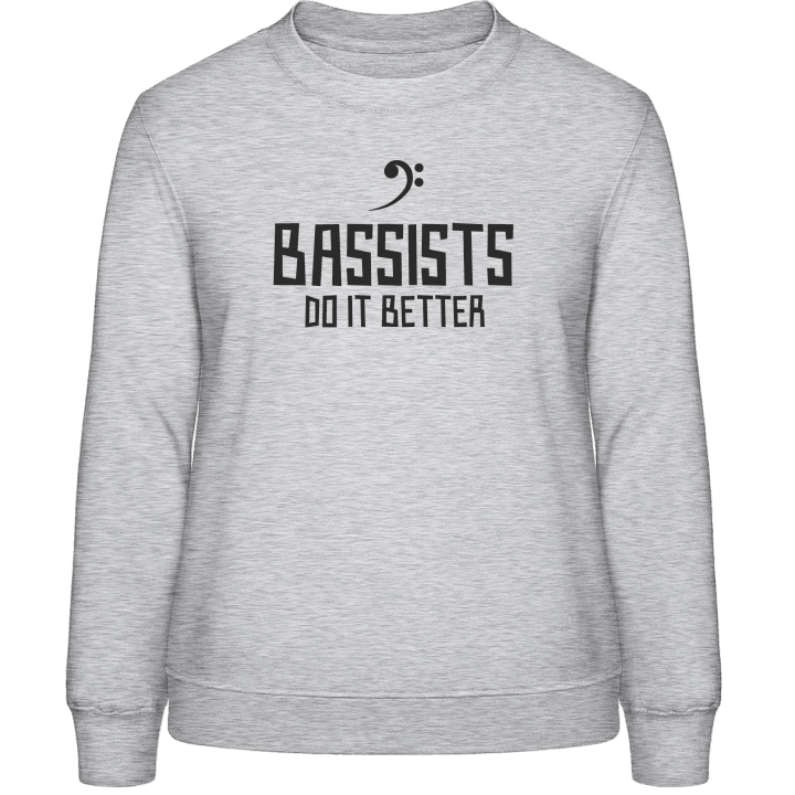 Bassists Do It Better Sweatshirt för kvinnor contain pic
