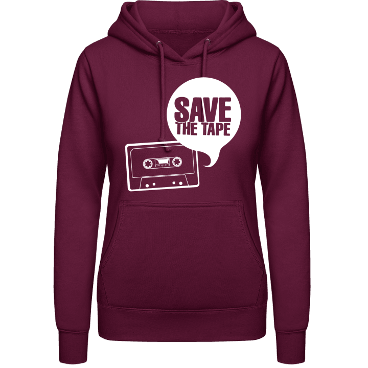 Save The Tape Vrouwen Hoodie contain pic