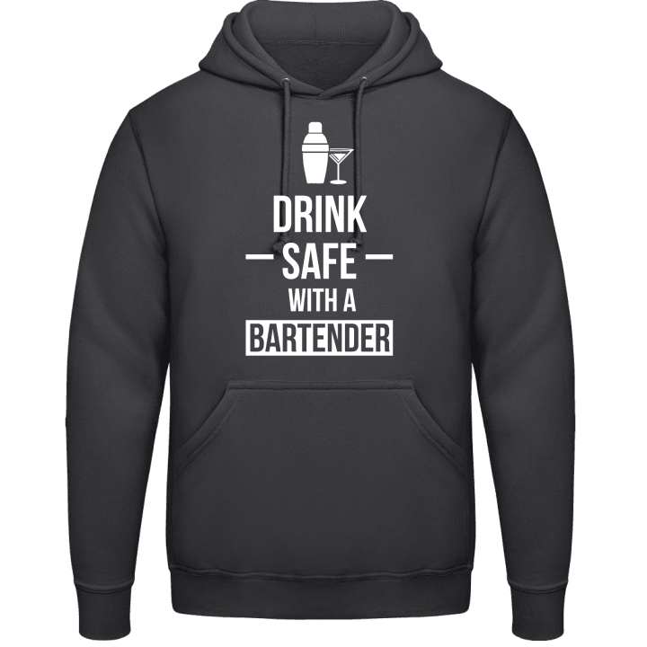 Drink Safe With A Bartender Sudadera con capucha contain pic