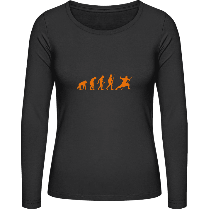 Kung Fu Evolution Vrouwen Lange Mouw Shirt contain pic