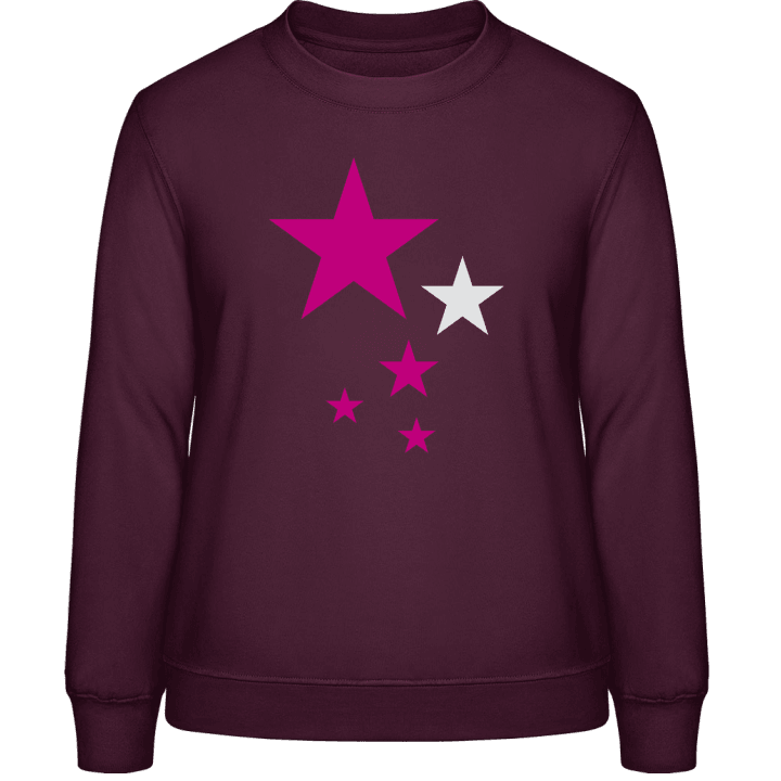 Stars Bicolored Women Sweatshirt 0 image