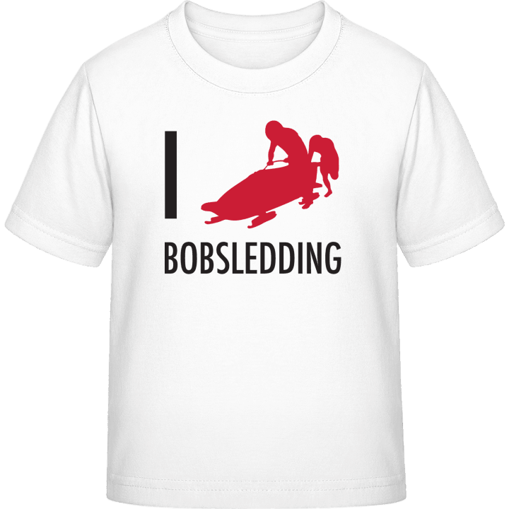 I Love Bobsledding Kids T-shirt contain pic