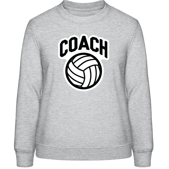 Volleyball Coach Logo Felpa donna contain pic