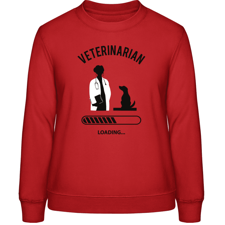 Female Veterinarian Loading Sweatshirt för kvinnor contain pic