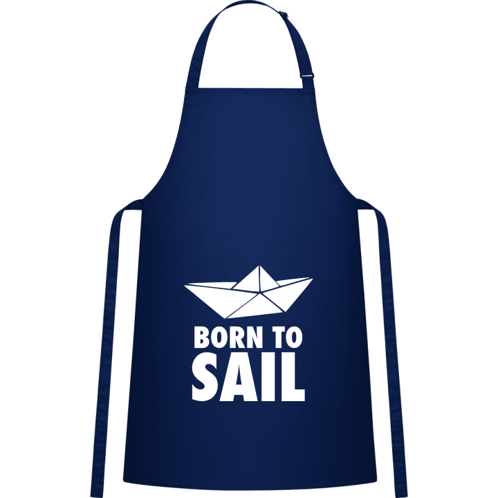 Born To Sail Paper Boat Förkläde för matlagning 0 image