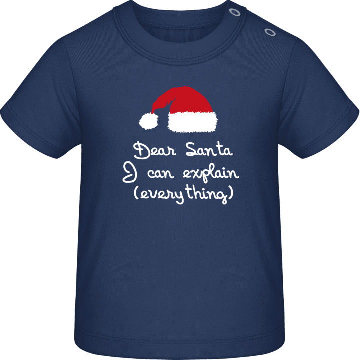 Dear Santa I Can Explain Everything T-shirt för bebisar 0 image