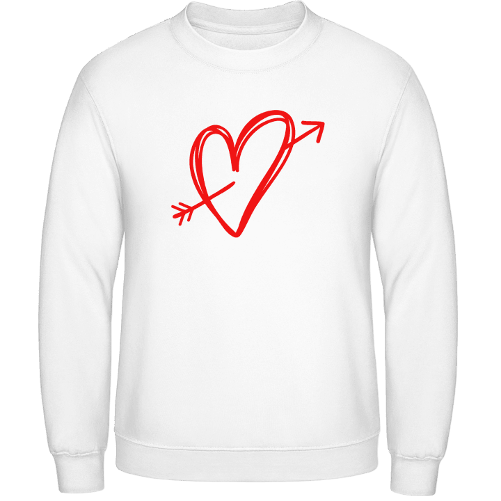 Heart With Arrow Sweatshirt 0 image