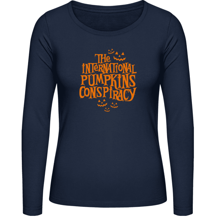 Pumpkin Conspiracy T-shirt à manches longues pour femmes 0 image