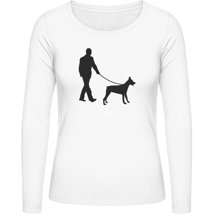 de hond uitlaten Vrouwen Lange Mouw Shirt 0 image