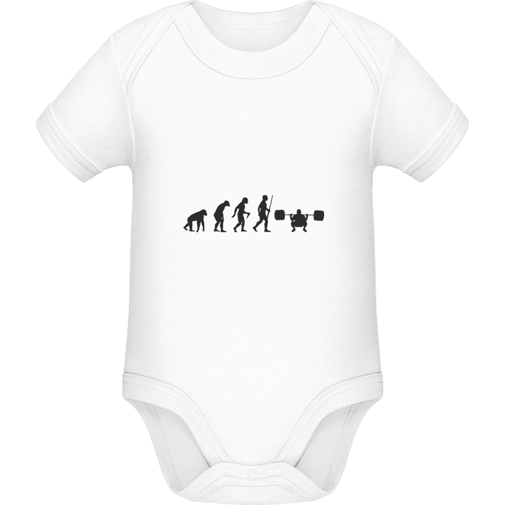 tyngdlyftare Evolution Baby romper kostym contain pic