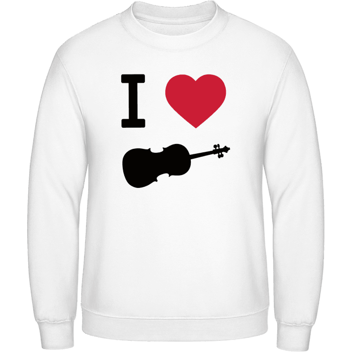 I Heart Violin Sweatshirt 0 image