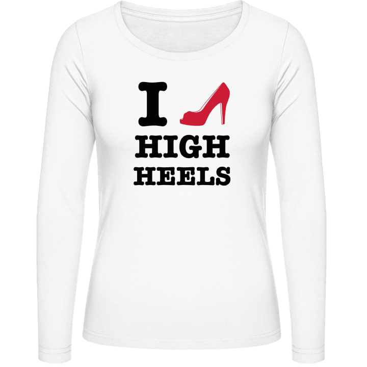 I Love High Heels Vrouwen Lange Mouw Shirt 0 image