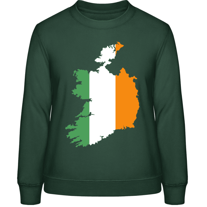 Ireland Map Sweatshirt för kvinnor contain pic