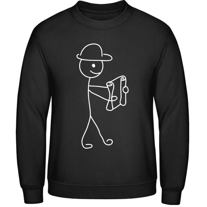 Construction Worker Walking Sweatshirt contain pic