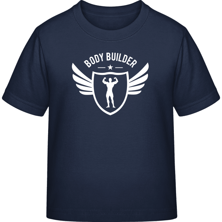 Body Builder Winged Kids T-shirt contain pic