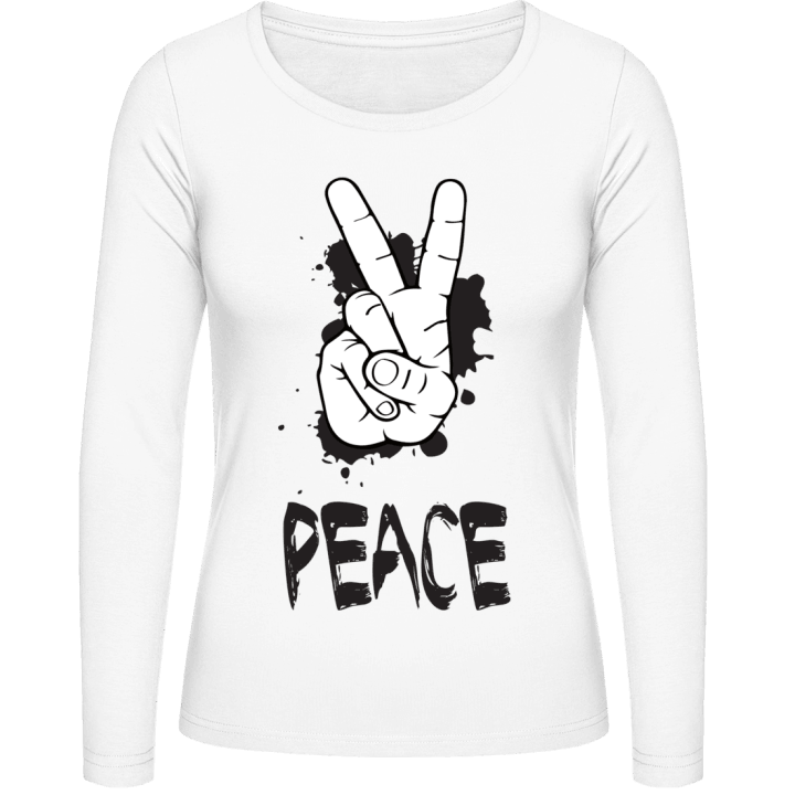 Peace Victory Kvinnor långärmad skjorta contain pic