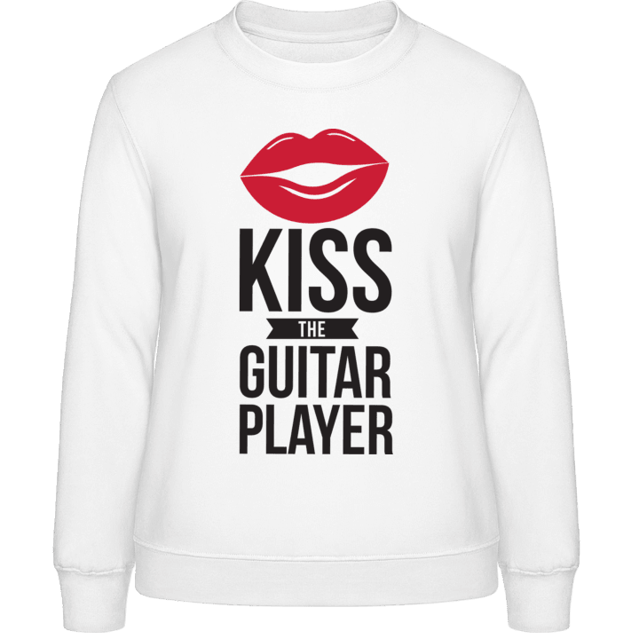 Kiss The Guitar Player Frauen Sweatshirt contain pic