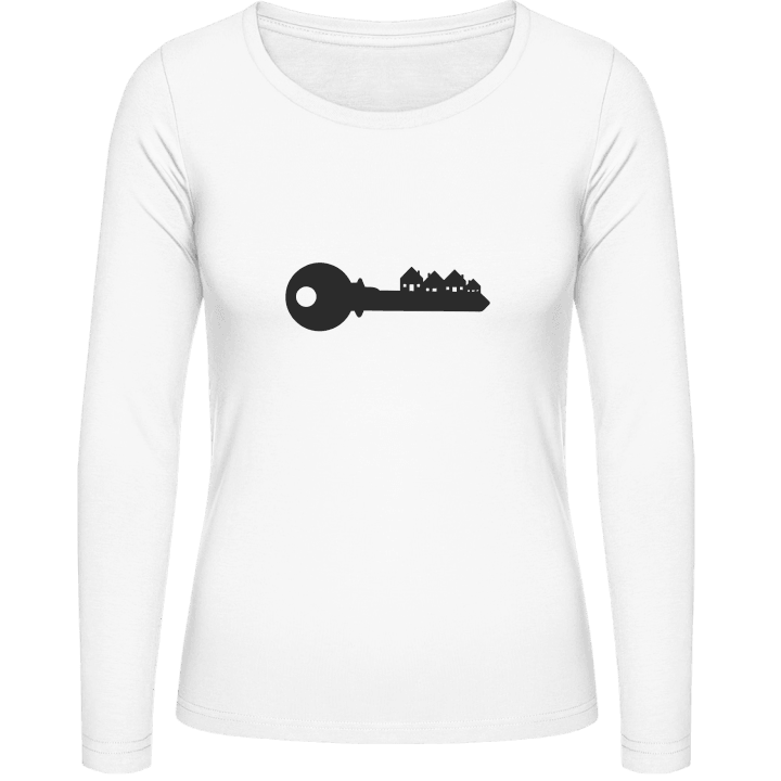 House Key T-shirt à manches longues pour femmes contain pic