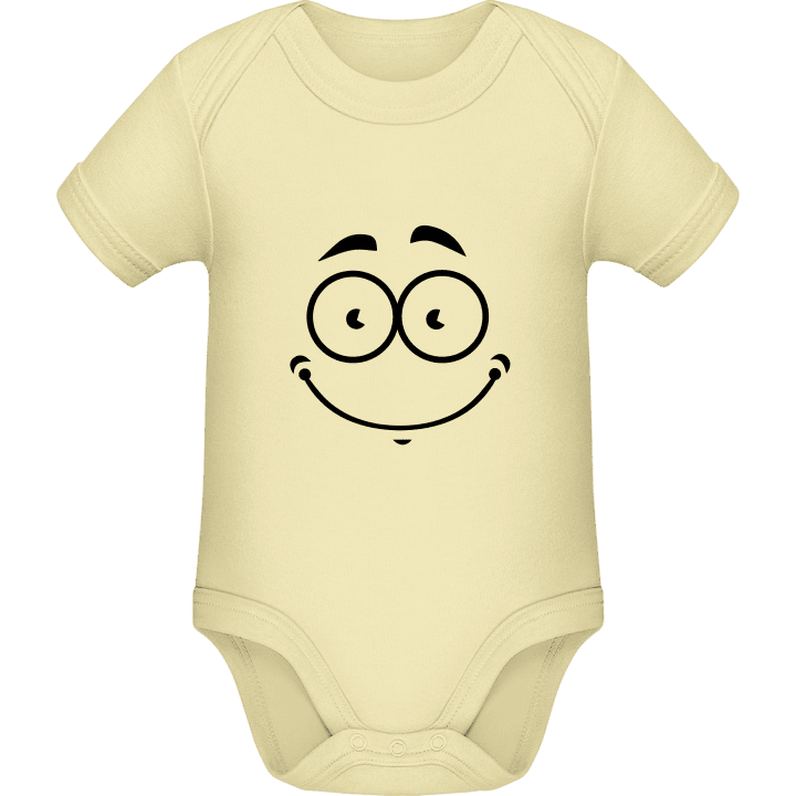 Smiley Face Happy Baby Romper contain pic