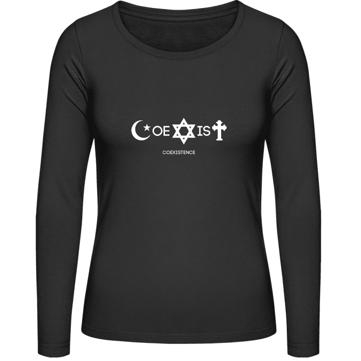 Coexistence Frauen Langarmshirt contain pic