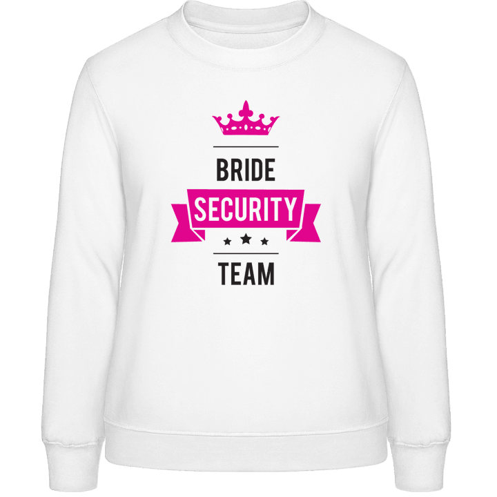 Bride Security Team Sweatshirt för kvinnor contain pic