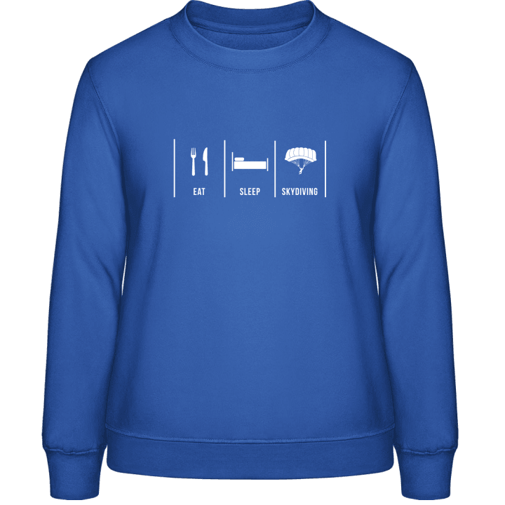 Eat Sleep Skydiving Vrouwen Sweatshirt contain pic