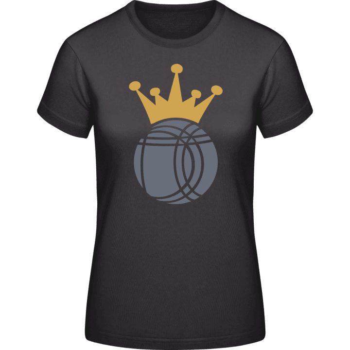 Boule Pétanque King T-skjorte for kvinner contain pic