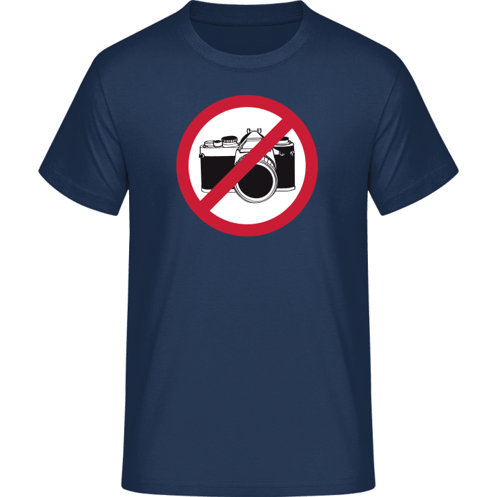 No Pictures Warning T-Shirt 0 image