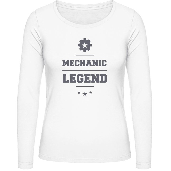 Mechanic Legend Langermet skjorte for kvinner contain pic