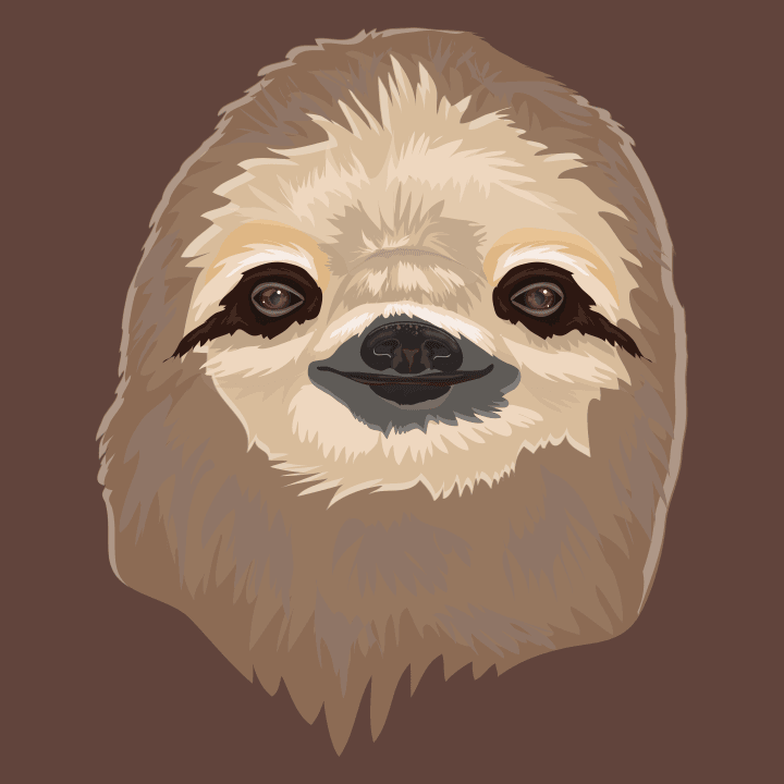 Sloth Head Realistic T-Shirt 0 image