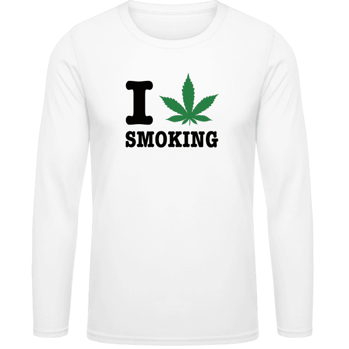 I Love Smoking Marihuana Långärmad skjorta contain pic