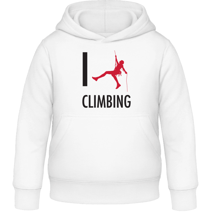 I Love Climbing Sweat à capuche pour enfants contain pic