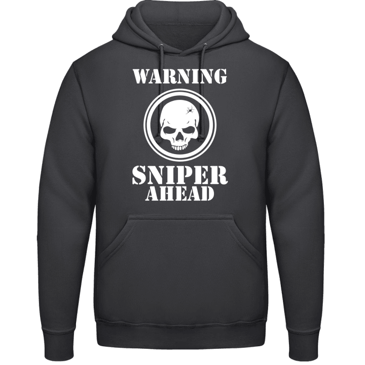 Warning Skull Sniper Ahead Sweat à capuche contain pic