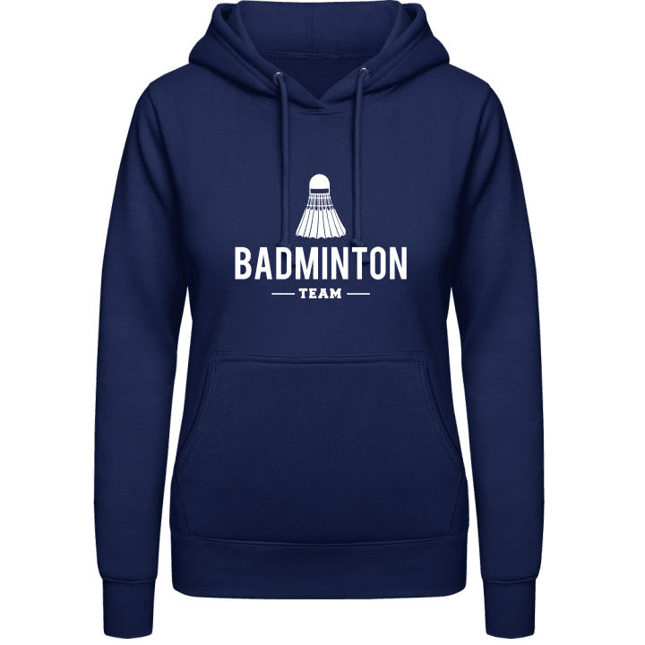 Badminton Team Sweat à capuche pour femme contain pic