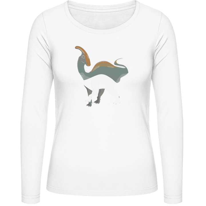 Dinosaur Parasaurolophus Langermet skjorte for kvinner 0 image
