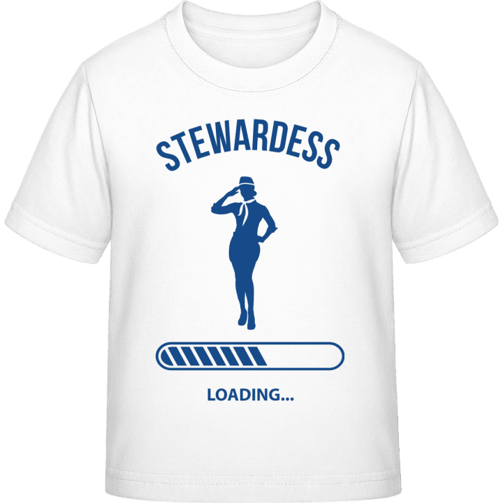 Stewardess Loading T-shirt för barn contain pic