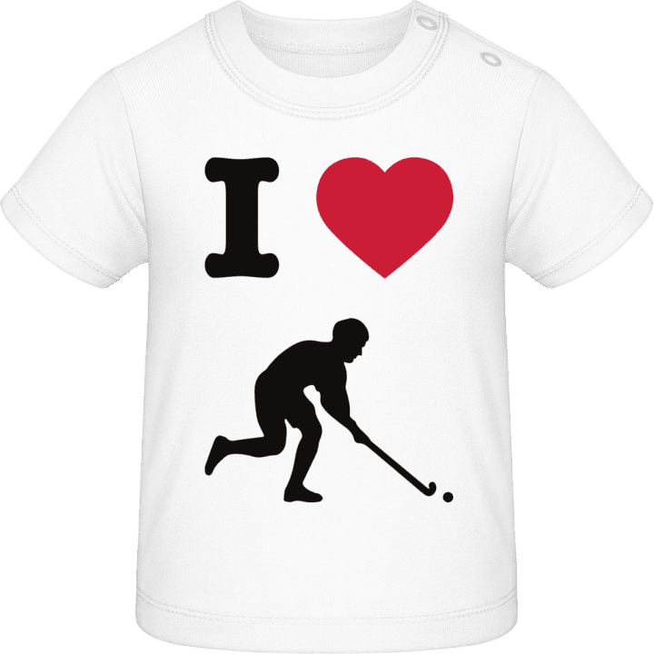 I Heart Field Hockey Logo Baby T-Shirt contain pic