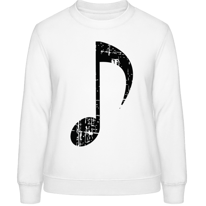 Music Note Vintage Sweatshirt för kvinnor contain pic