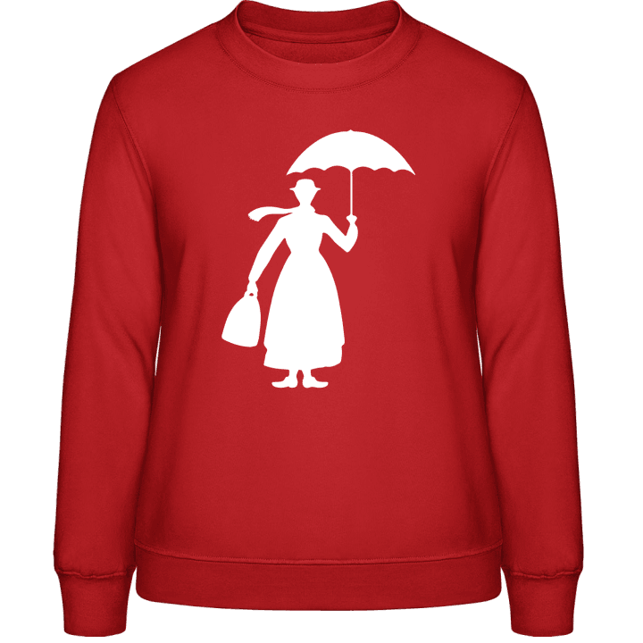 Mary Poppins Silhouette Sudadera de mujer contain pic