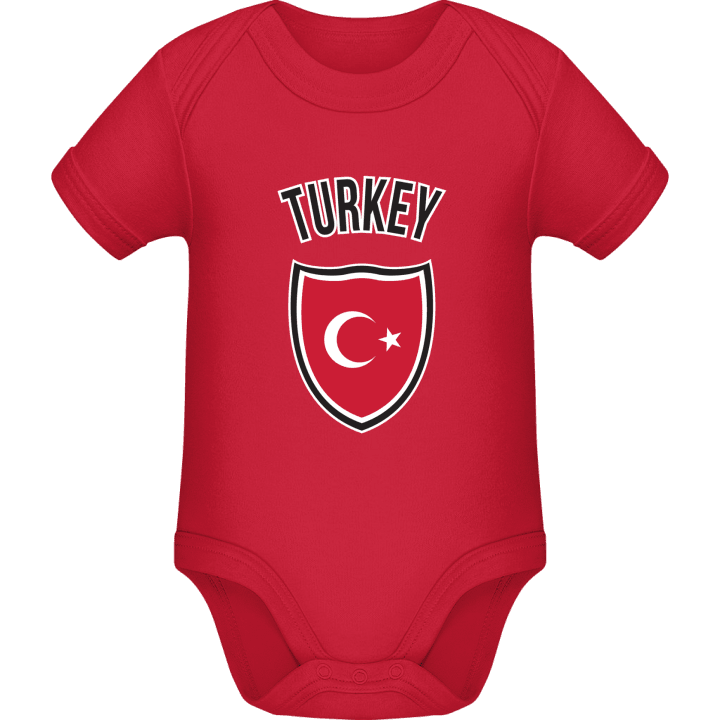 Turkey Flag Shield Baby romper kostym contain pic